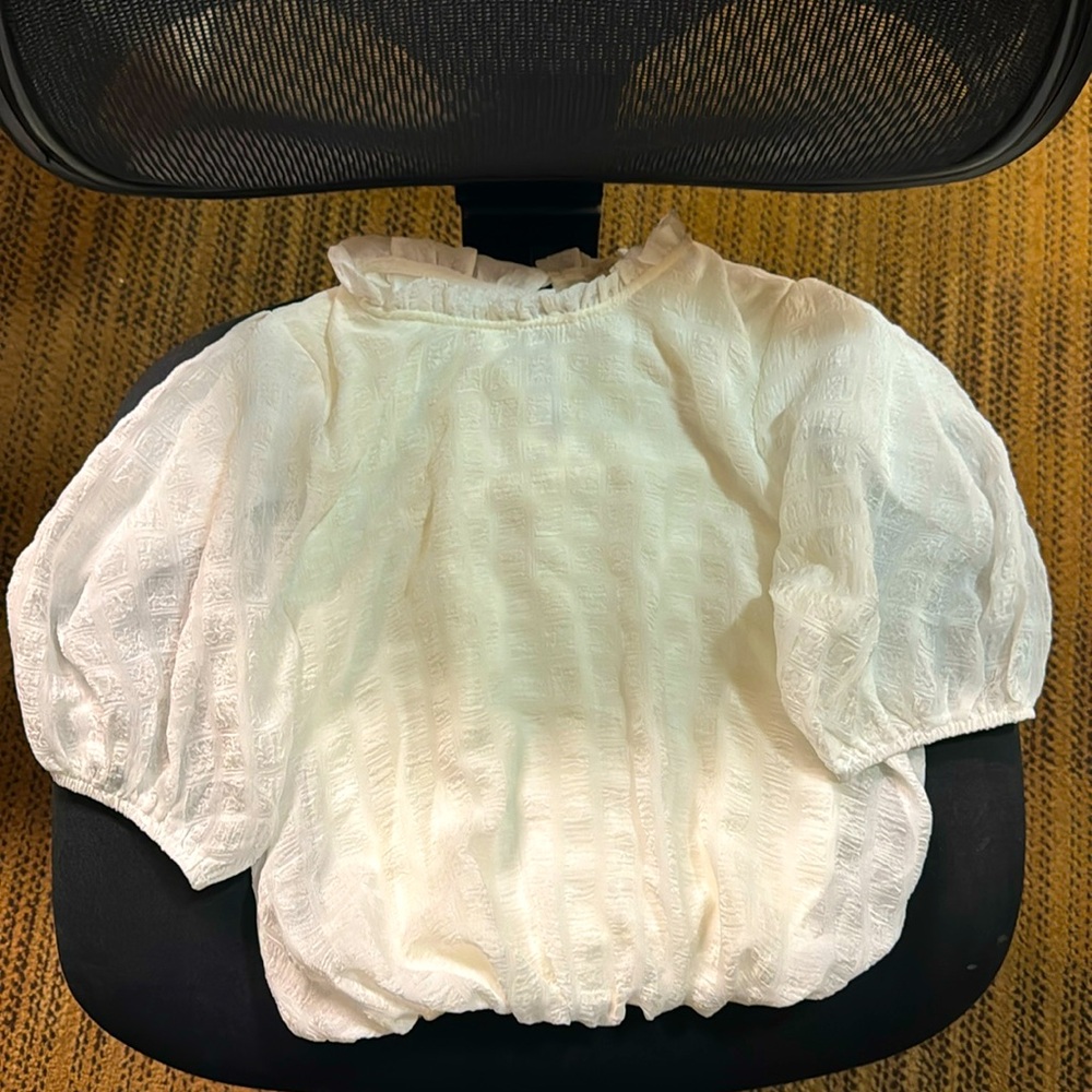 Crop top not worn